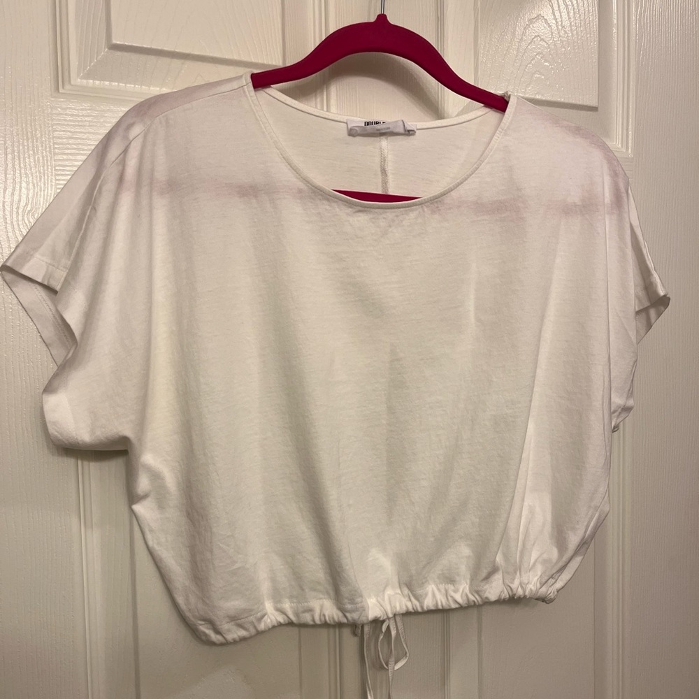 White Crop T-Shirt